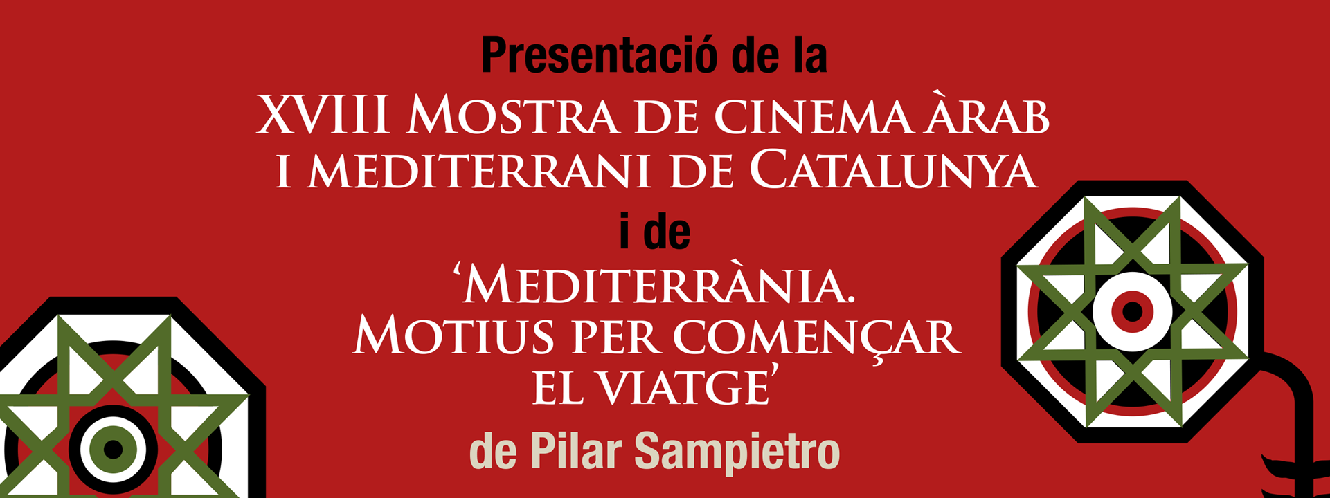 La Llibreria Calders acollirà el proper dijous 17 d'octubre la presentació de la 18a Mostra de cinema àrab i mediterrani